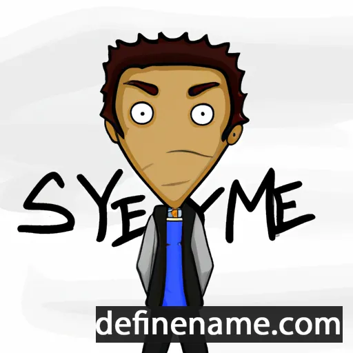 cartoon of the name Symere