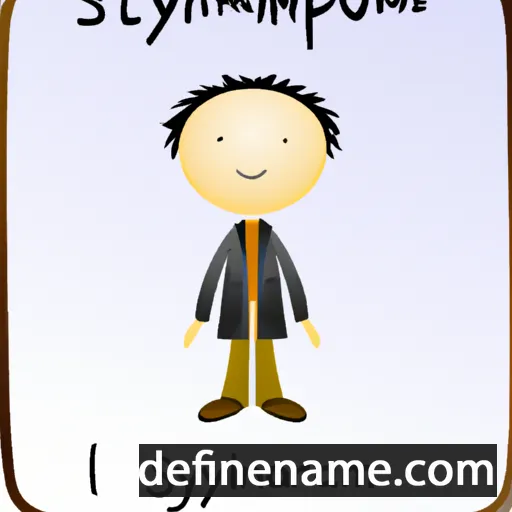 cartoon of the name Symforian