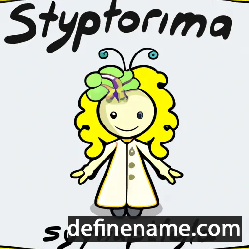 cartoon of the name Symforiana