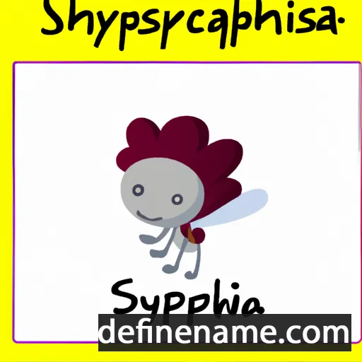 cartoon of the name Sympherousa