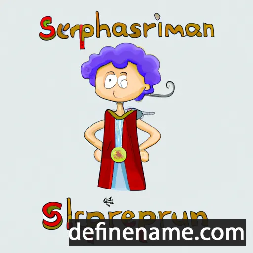 cartoon of the name Symphorian