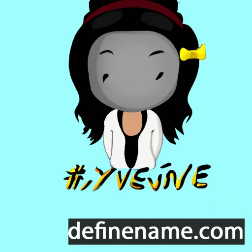 cartoon of the name Synnevi