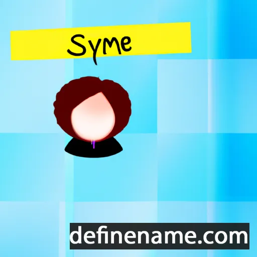 cartoon of the name Synnove