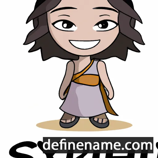 cartoon of the name Syriah