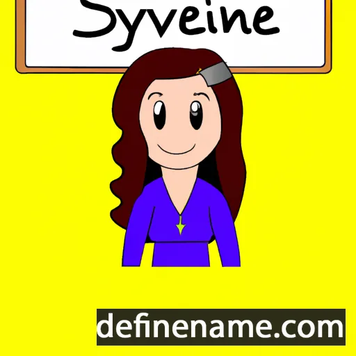 cartoon of the name Syverine