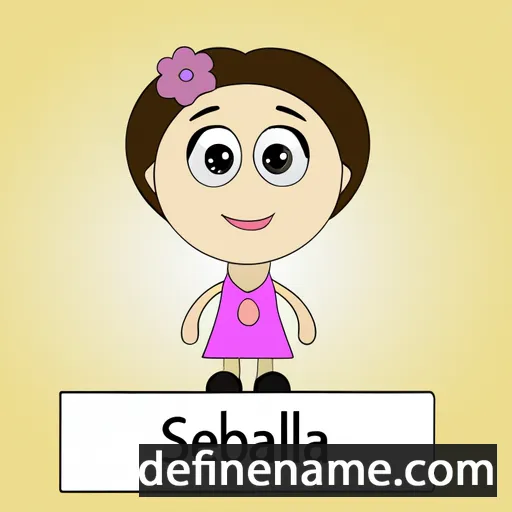 cartoon of the name Szabella