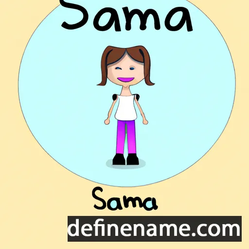 cartoon of the name Szanna