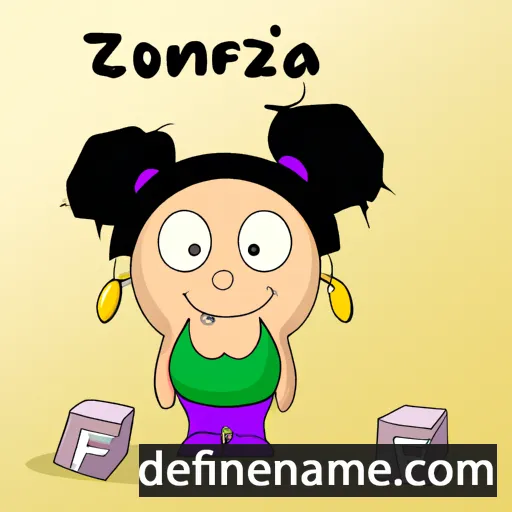 cartoon of the name Szimforóza