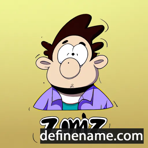 cartoon of the name Szimón