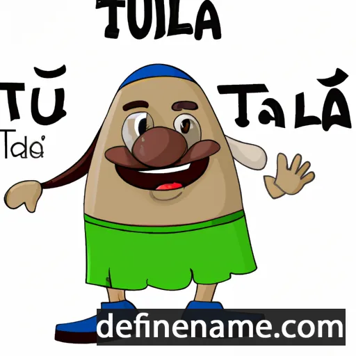 cartoon of the name Tâluaĸ