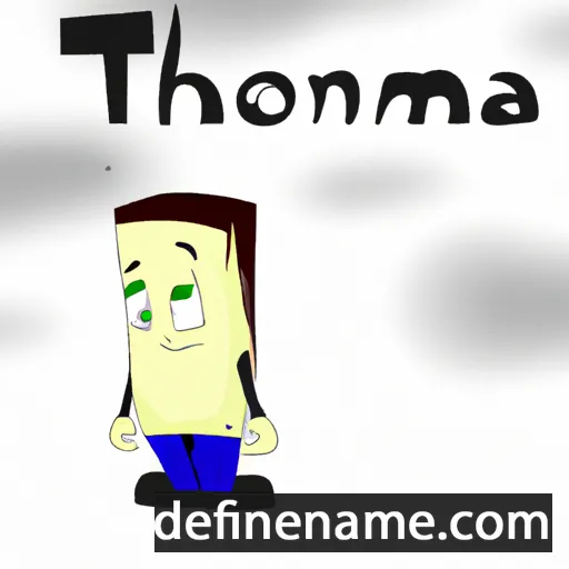 cartoon of the name Tahoma