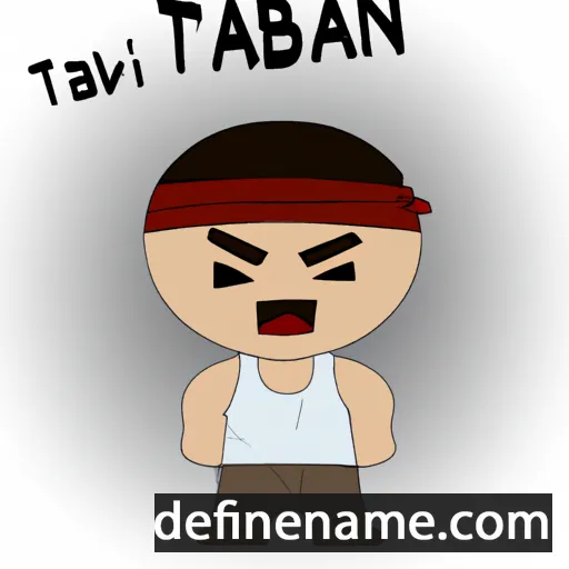 cartoon of the name Taiban