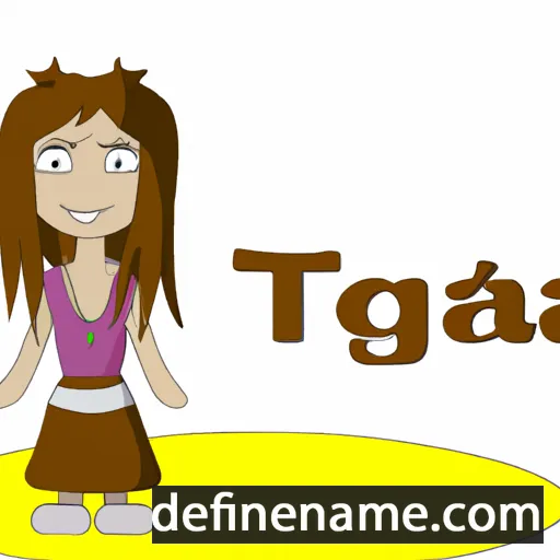 cartoon of the name Taiga