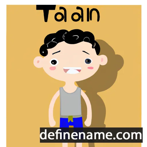 cartoon of the name Tailan