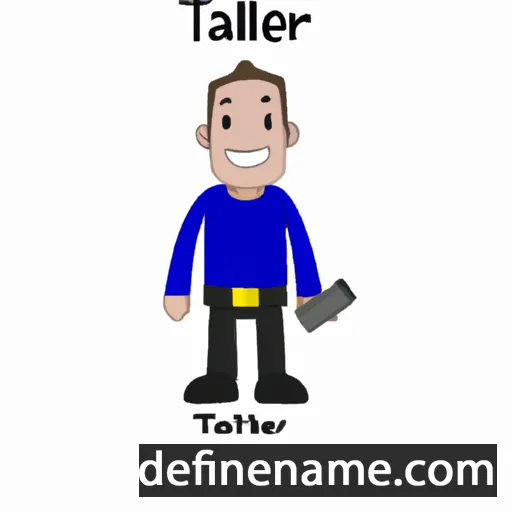 cartoon of the name Tailer