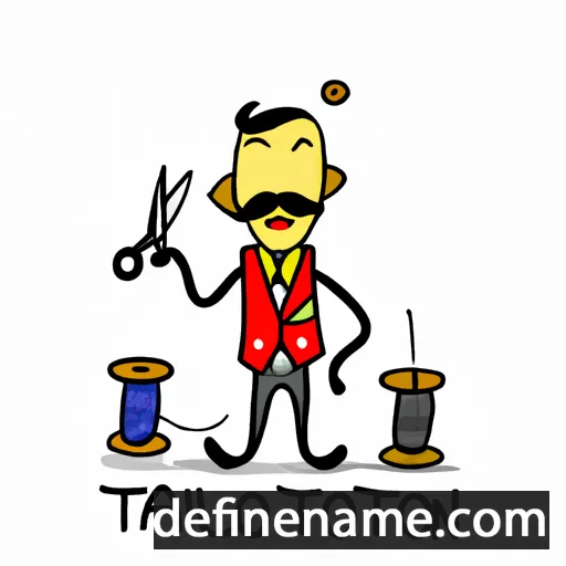 cartoon of the name Tailor