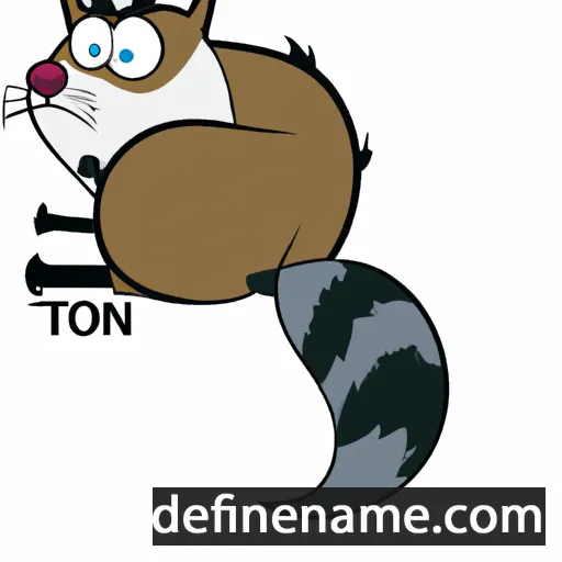 cartoon of the name Tailson