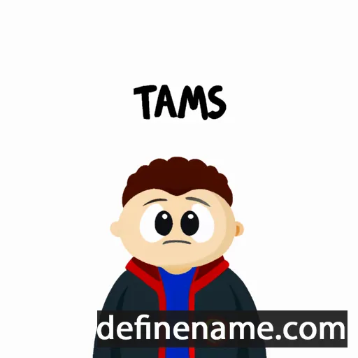 cartoon of the name Taimas