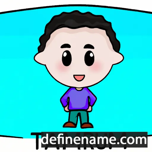 cartoon of the name Taimur