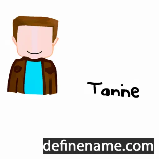 cartoon of the name Taine