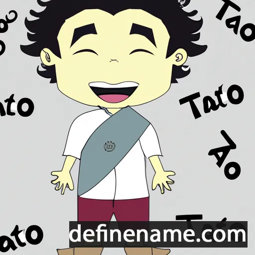 cartoon of the name Taio