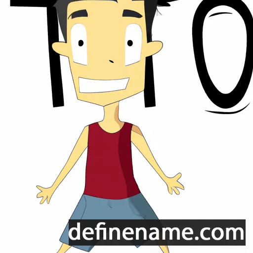 cartoon of the name Taio