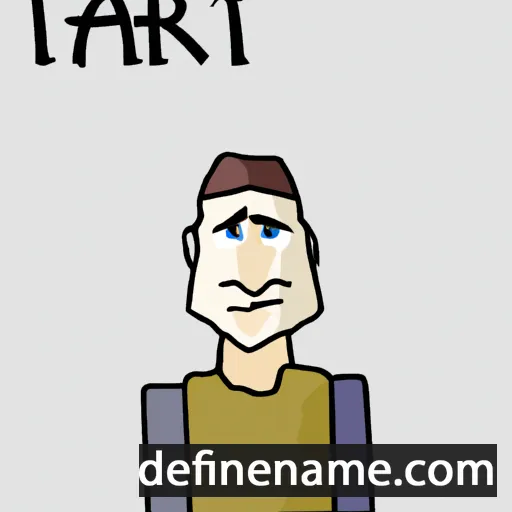 cartoon of the name Tair