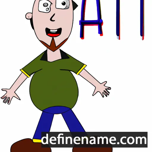 cartoon of the name Tait