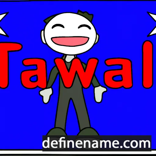 cartoon of the name Taiwan