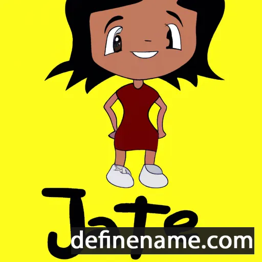 cartoon of the name Tajae