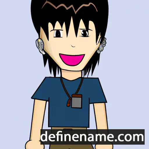 cartoon of the name Takafumi