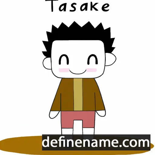 Takasuke cartoon