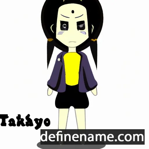 Takayo cartoon