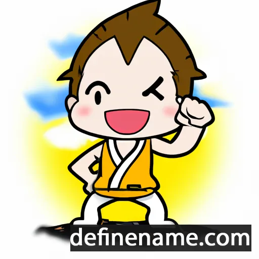 cartoon of the name Takekazu