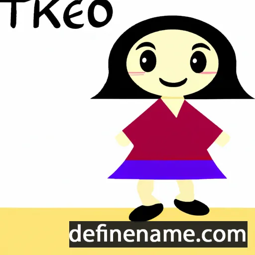 Takeko cartoon