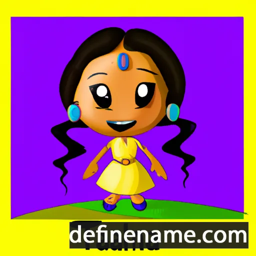 cartoon of the name Talana