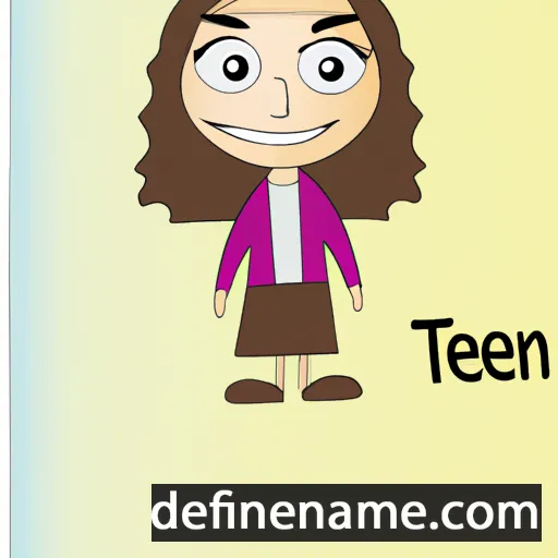 cartoon of the name Taleen