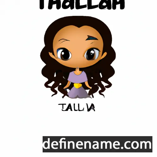 Taliah cartoon