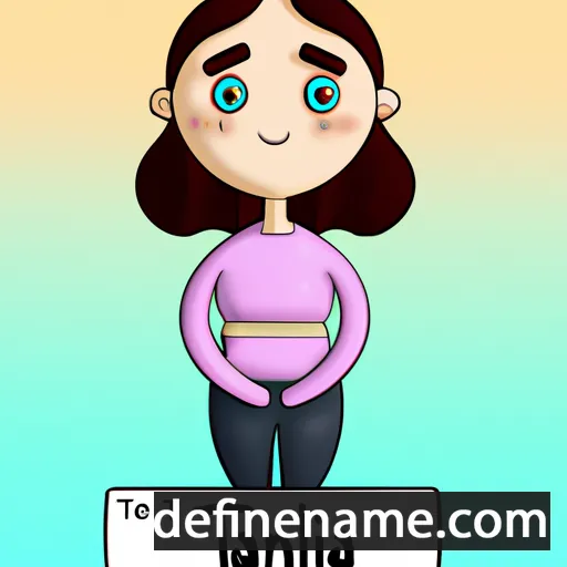 cartoon of the name Talina