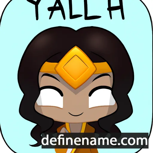 cartoon of the name Taliyah