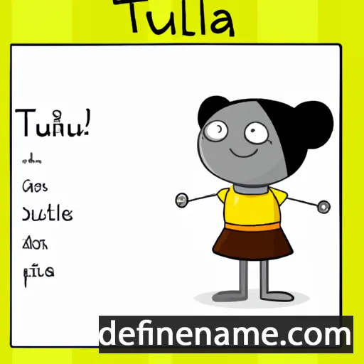 Tallula cartoon