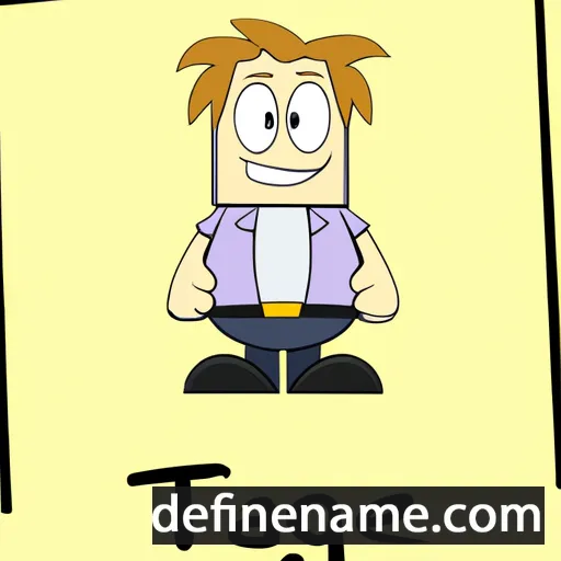 cartoon of the name Talmage