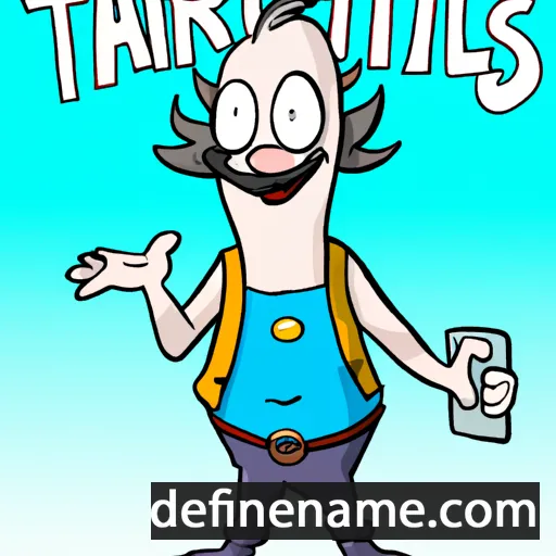 cartoon of the name Talrits