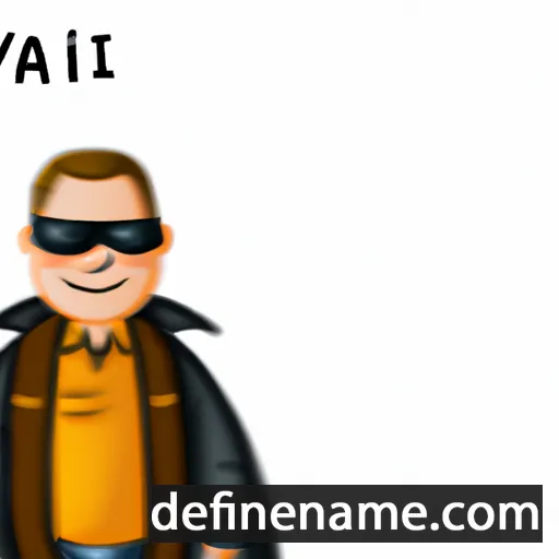 cartoon of the name Talvi