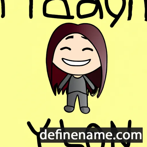 cartoon of the name Talyn