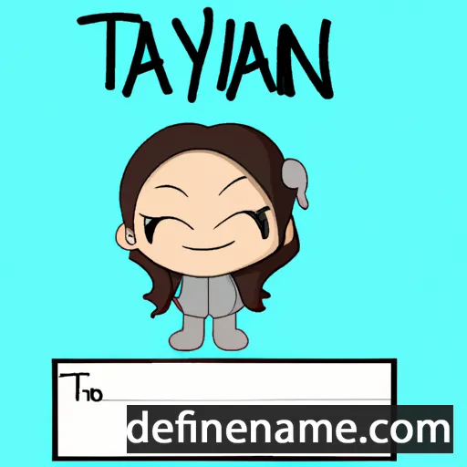 Talynn cartoon