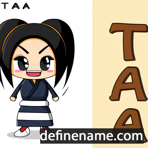 cartoon of the name Tama