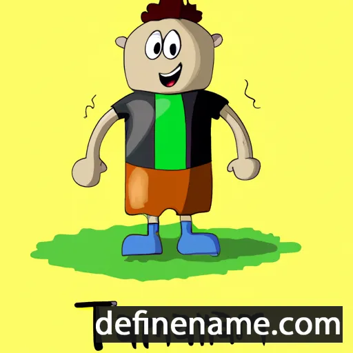 cartoon of the name Tamanart