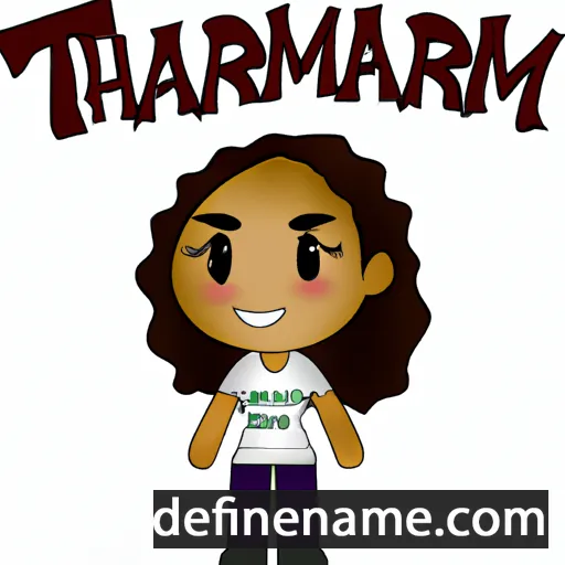 cartoon of the name Tamarah