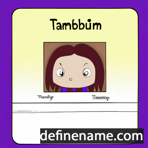 cartoon of the name Tamblyn